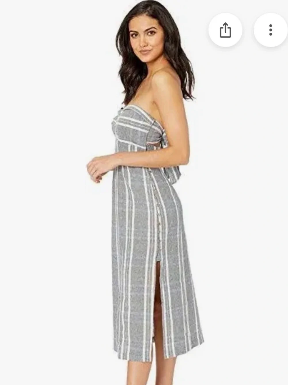 Free People Life Like This Strapless Dress Sz M